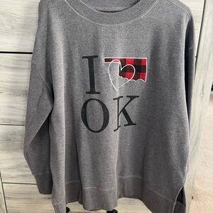 Gray Graphic women’s sweatshirt